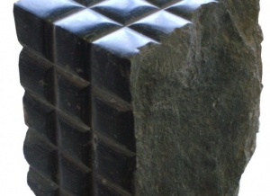Squares, blue stone