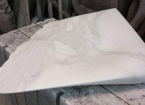 Lovebird, Carrara marble  Venato