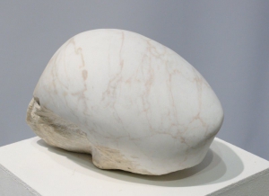 Head reclining, marble